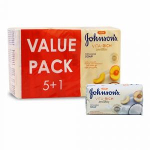 صابون جانسون Johnson’s با رایحه هلو و نارگیل