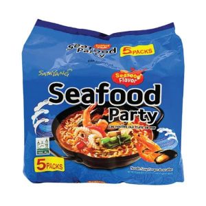نودل کره ای سامیانگ غذای دریایی بسته ۵ عددی