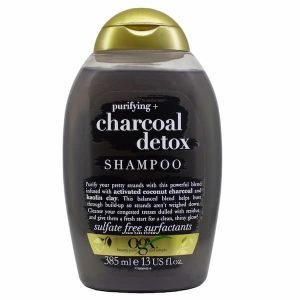 شامپو او جی ایکس مدل charcoal detox حجم 385 میلی لیتر