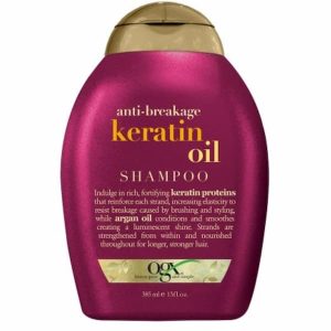 نرم کننده مو او جی ایکس مدل Keratin Oil حجم 385 میلی لیتر