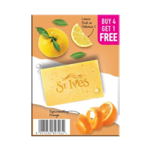 صابون اسکراب اس تی ایوز مدل vitamin C & orange وزن 125 گرم